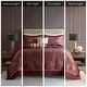 preview thumbnail 32 of 72, Madison Park Whitman Reversible Oversized 5-piece Jacquard Bedspread Quilt Set with Shams and Embroidered Throw Pillows