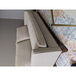 Copper Grove Harzburg Oatmeel Tweed Sofa and Loveseat Set