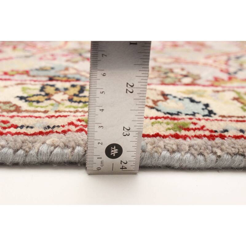 ECARPETGALLERY Hand-knotted Serapi Heritage Light Grey Wool Rug - 2'8 x 9'10