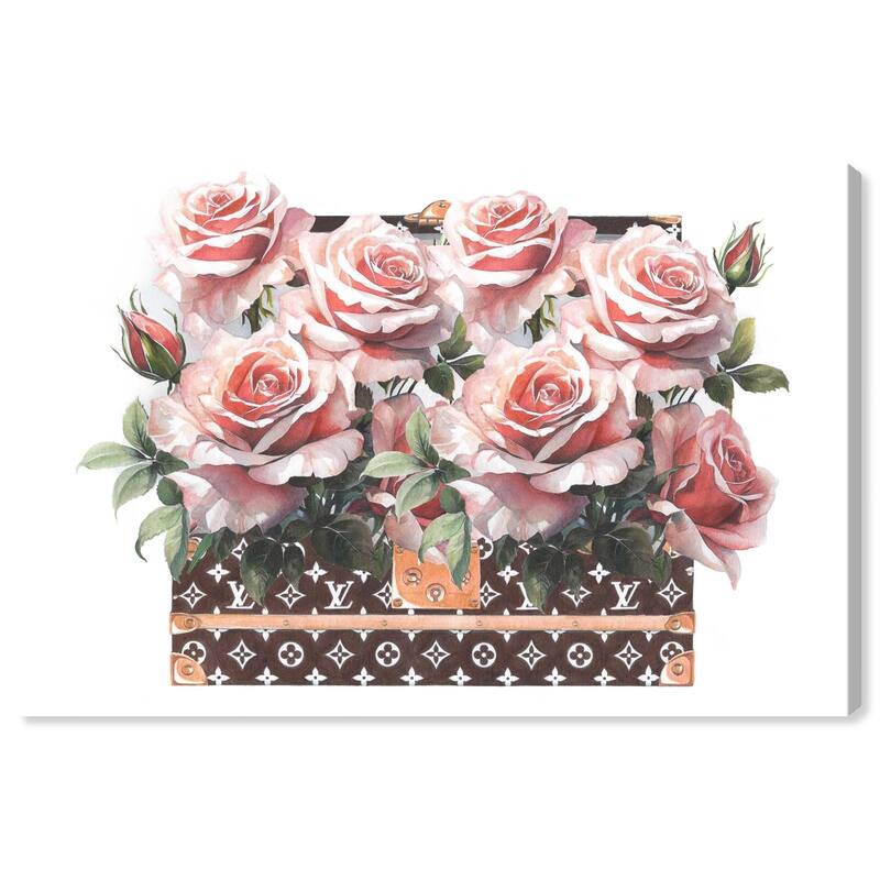 Doll Memories - Stylish Roses Canvas by Art Remedy, Gallery Wrapped - 45" x 30"