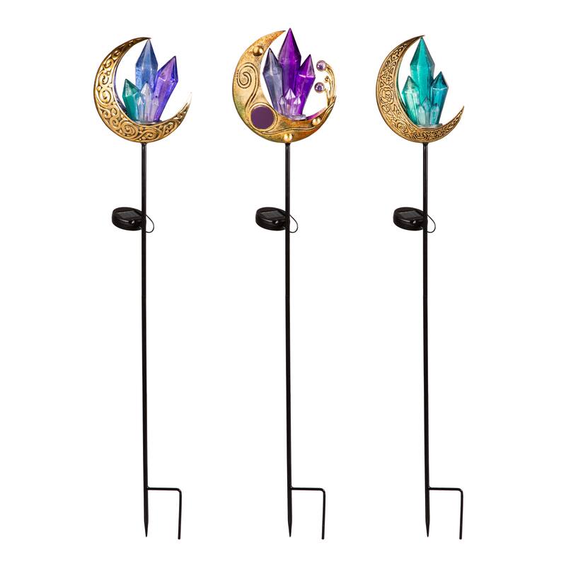 36"H Solar Garden Stake, Mystic Crystals