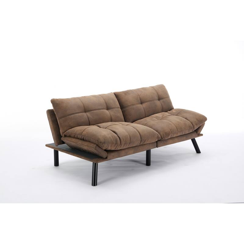 Versatile Modern Sofa Bed: 2-Seater Convertible Couch with Twin Bed Feature for Small Spaces