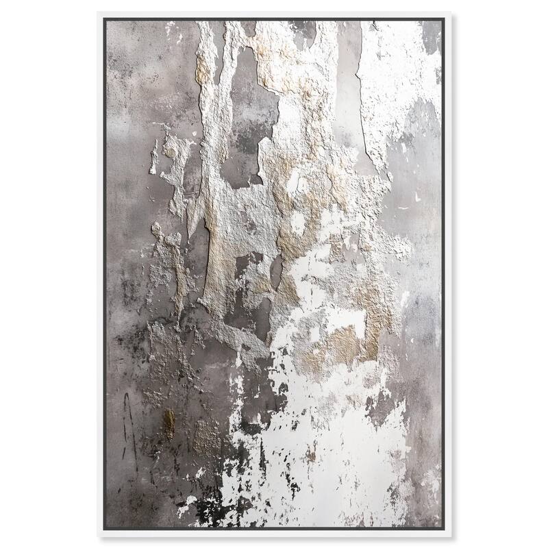 Rusted Echo II Canvas by Art Remedy - 16" x 24" - White