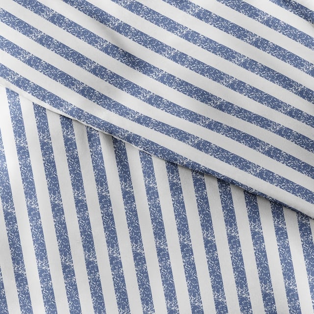 Soft Essentials Rugged Stripes Ultra Soft Oversized 3-piece Duvet Cover Set