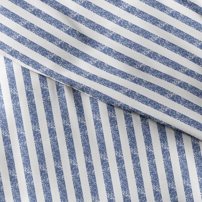 Soft Essentials Rugged Stripes Ultra Soft Oversized 3-piece Duvet Cover Set