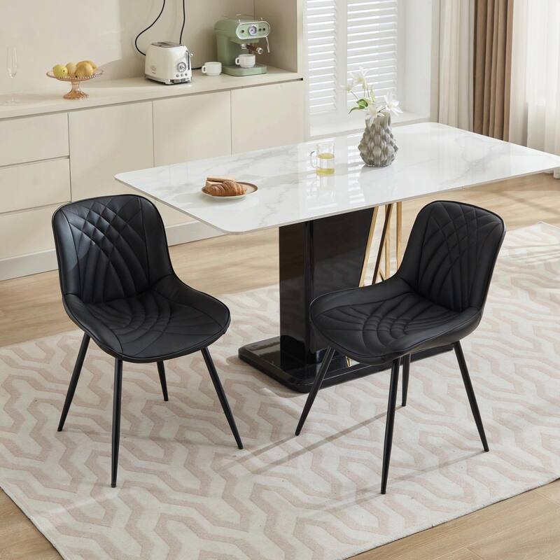 Dining Chairs Set of 2, Mid Century Modern Kitchen Chairs