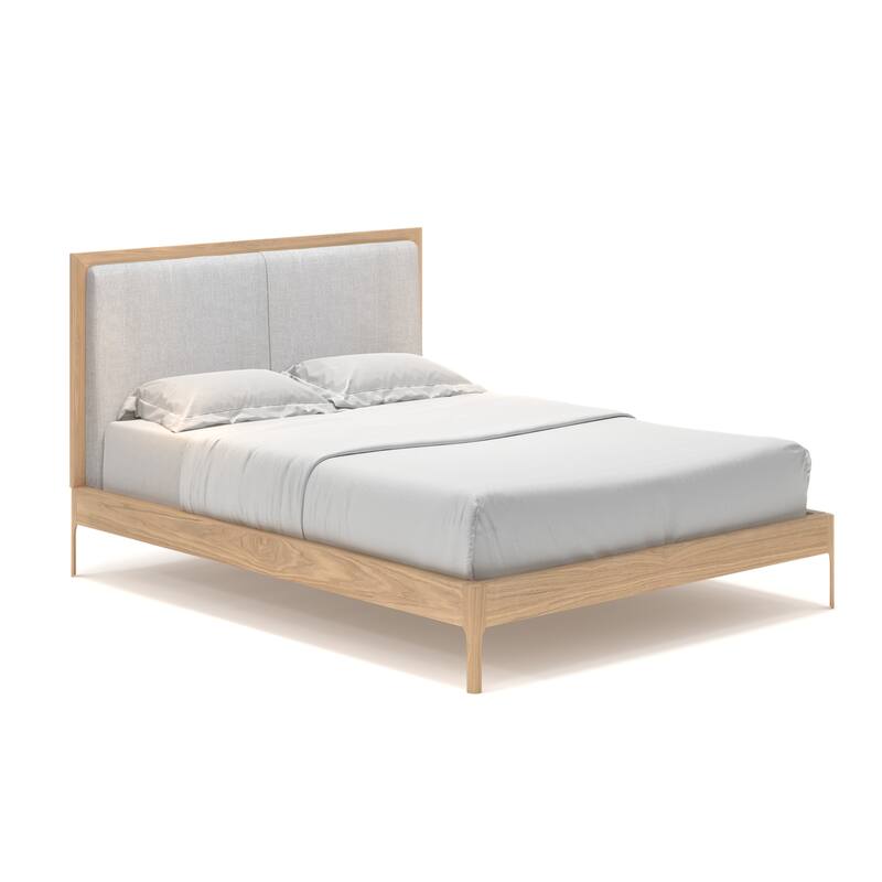 Anushka Queen Size Bed - Tan