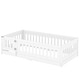 preview thumbnail 9 of 10, Twin Montessori Floor Bed with Guardrails & Arched Door