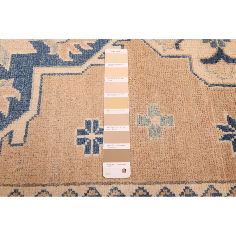 ECARPETGALLERY Hand-knotted Finest Ghazni Tan Wool Rug - 8'3 x 11'7