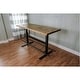 Baler Industrial Hand made Iron Beam Bar Table - Bed Bath & Beyond ...