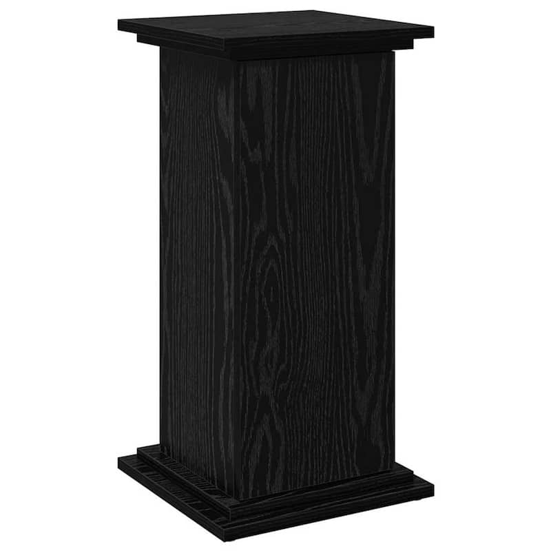 vidaXL Display Stand Black Oak 31 x 30 x 60 cm Engineered wood - 12.2 x 11.8 x 23.6 inch