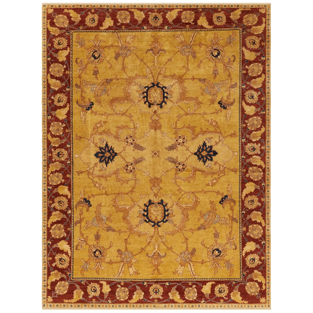 SAFAVIEH Couture Hand-knotted Peshawar Amadora Traditional Oriental Vegetable Dye