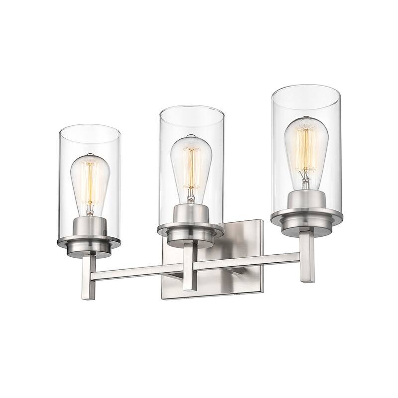 Millennium Lighting Janna Vanity Light with Clear Glass Shades