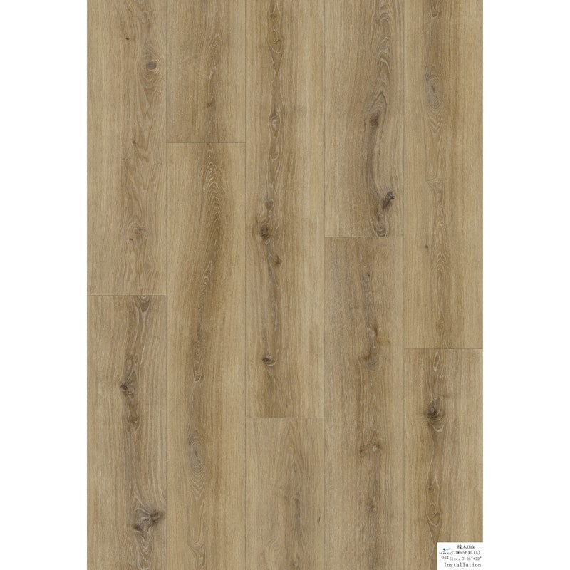 GOLDEN STATE FLOORS Nucore Longboard Collection - 8mm T x 9"W x 72"L WPC Vinyl Flooring (35.82sqft/box)
