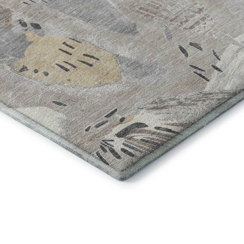Premium Washable Super Soft Abstract Fragments Mayfield Rug