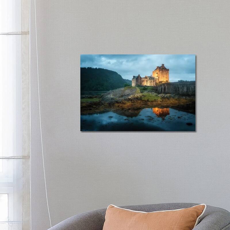 iCanvas "Eilean Donan Castle Scotland" by Philippe Manguin Canvas Print - 18x26x1.5
