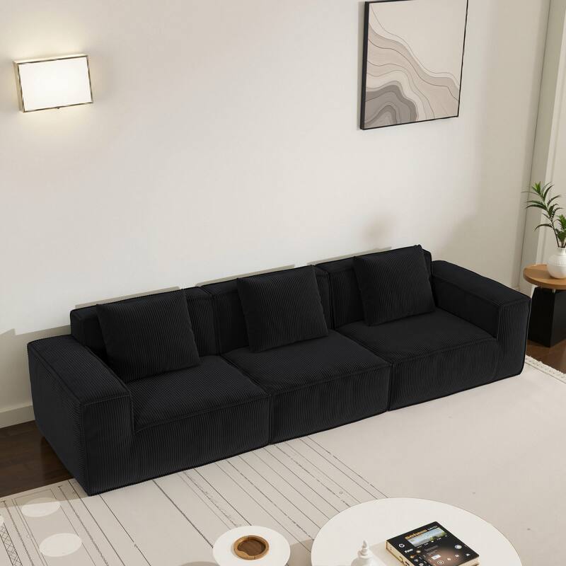 118-Inch Modular Sofa Can Be Converted Into An Oversized Sofa Bed Free Conversion Sofa,Three-Person Combination