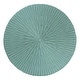 preview thumbnail 4 of 13, Palm Scalloped Rattan Coffee Table - Handwoven Wicker Round Accent Table for Living Room Patio or Sunroom, Coastal Style