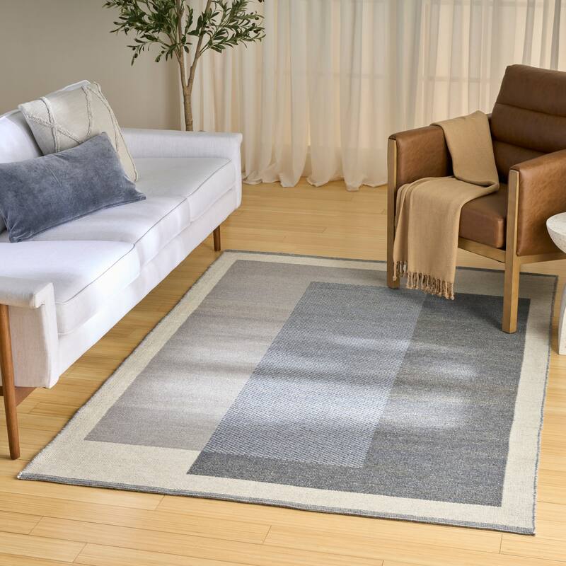 Nourison Copenhagen Flatwoven Wool Indoor only Geometric Area Rug