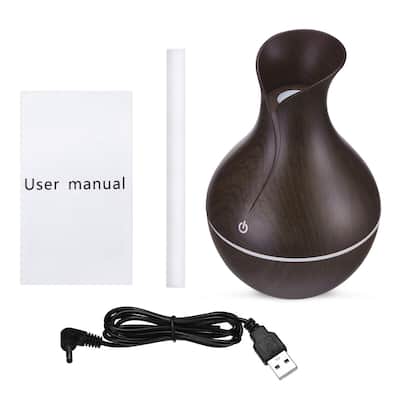 Ultrasonic Aromatherapy Humidifier and Air Purifier with LED