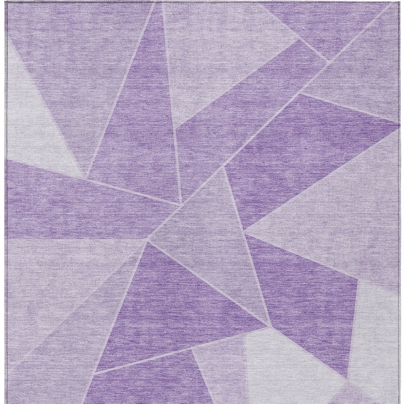 HomeRoots Geometric Transitional Rectangle Outdoor Rug