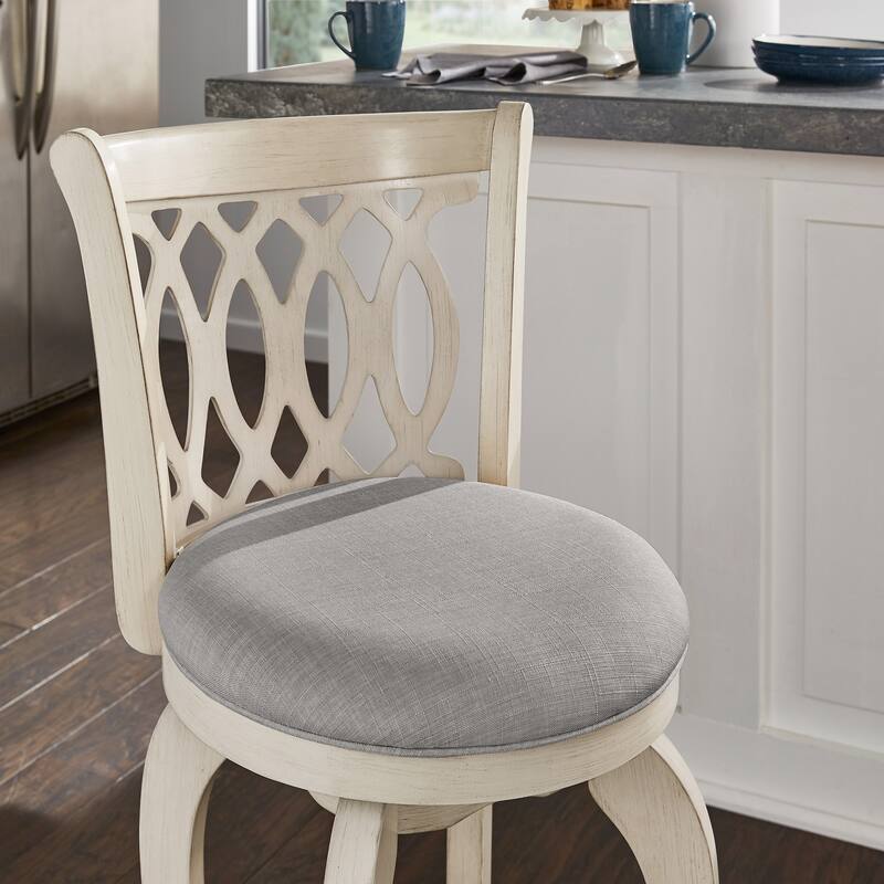 Verona Swivel 24-inch Counter Height Stool by iNSPIRE Q Classic