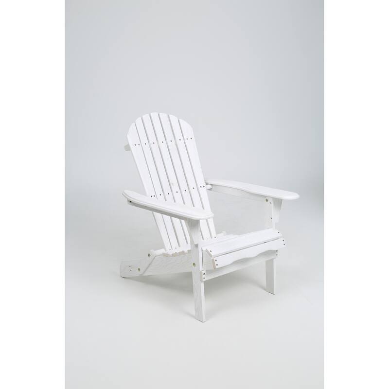 Wood Lounge Patio Chair for Garden Set of 2