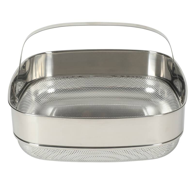 Crock Pot Northvale 5.3 Quart Ceramic Nonstick Sauté Pan with Steamer Basket & Lid, Cast Aluminum Induction Base