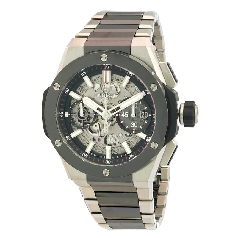 Hublot Big Bang 42mm Men's Watch - Black and Silvertone