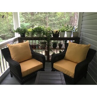 Arden Selections Shirt Texture Outdoor Deep Seat Set