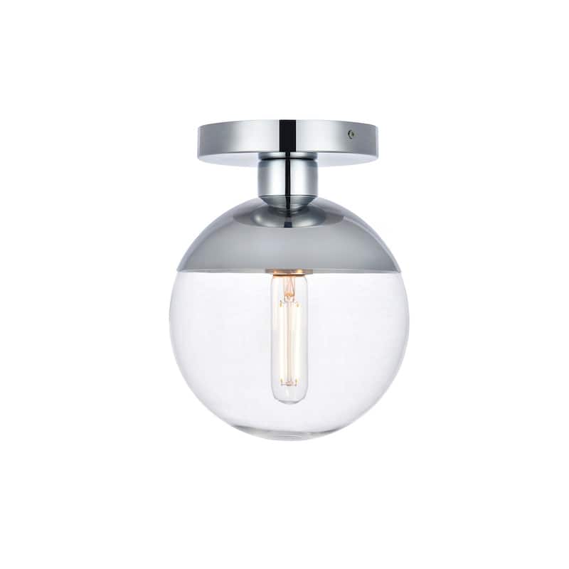 Clear Glass 1-light Flush Mount