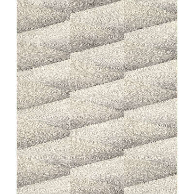 Advantage Shae Sterling Geo Wallpaper - 20.9 x 396 x 0.025