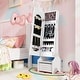 preview thumbnail 2 of 7, Costway Kids Vanity Set Princess Makeup Dressing Table & Chair Set - See Details