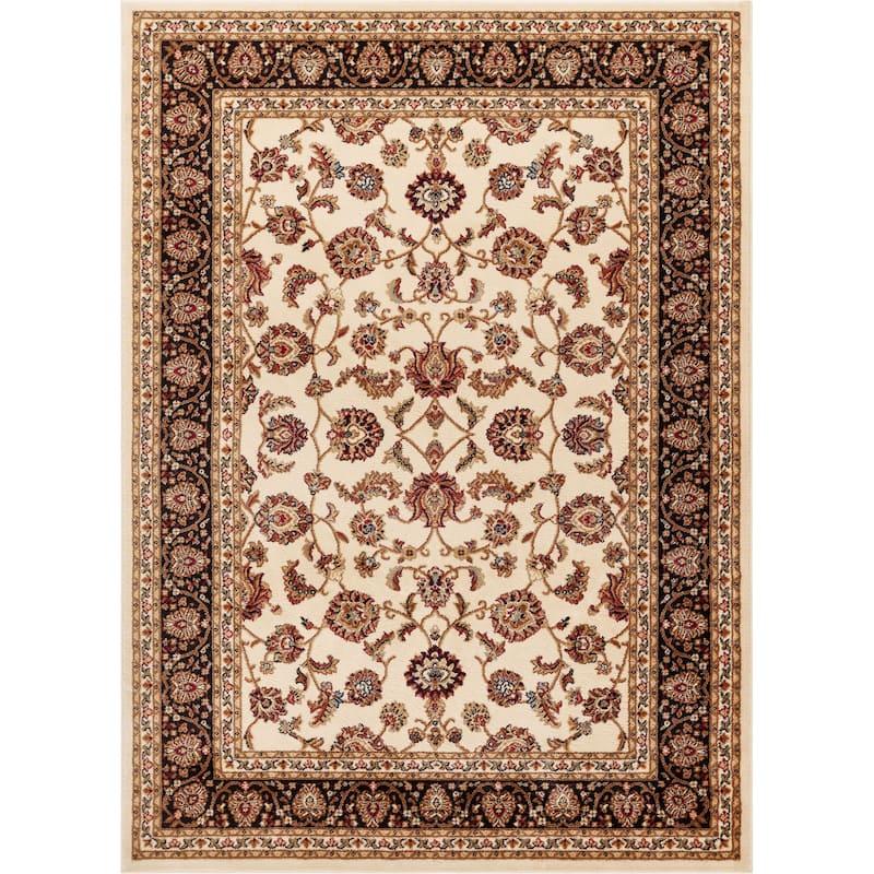 Well Woven Barclay Sarouk Oriental Persian Traditional Area Rug - 3' 11" x 5' 3" - Ivory
