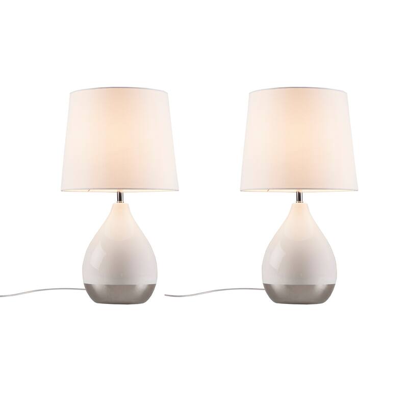 510 Design Liora 2-Tone Ceramic Table Lamp Set of 2