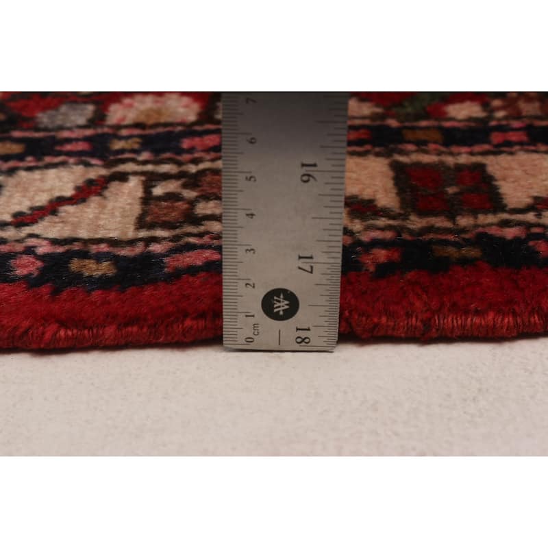 ECARPETGALLERY Hand-knotted Andelz Red Wool Rug - 2'4 x 9'6