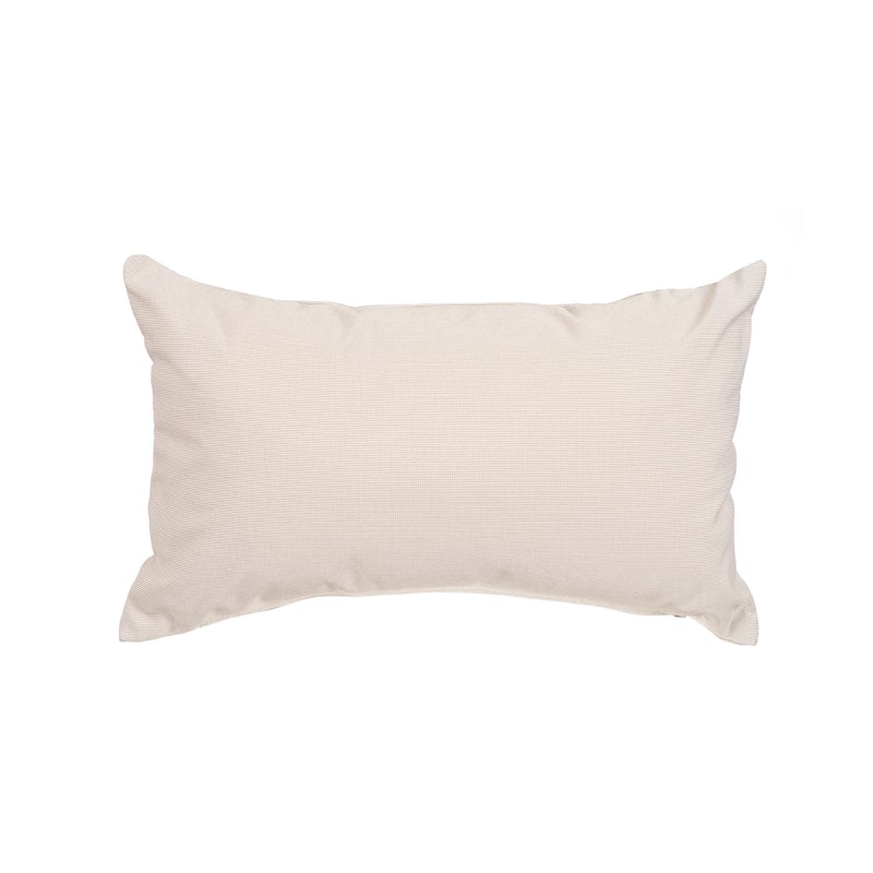 Soleil Rectangle Indoor/ Outdoor Accent Pillow Cushion beige - beige