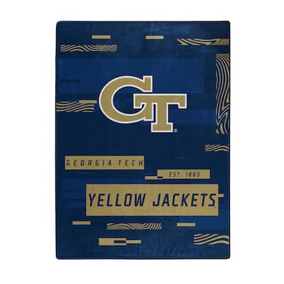 NCAA Georgia Tech Yellow Jackets Digitize Raschel Throw Blanket