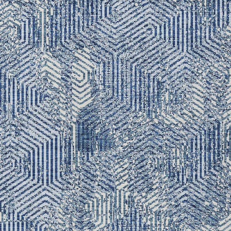 HomeRoots Geometric Transitional Rectangle Outdoor Rug