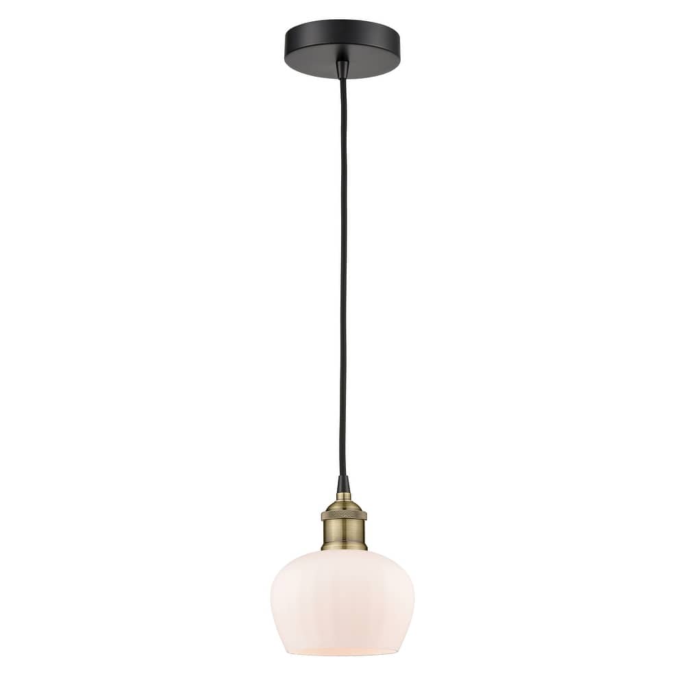 Innovations Lighting Fenton - 1 Light 7" Cord Hung Mini Pendant