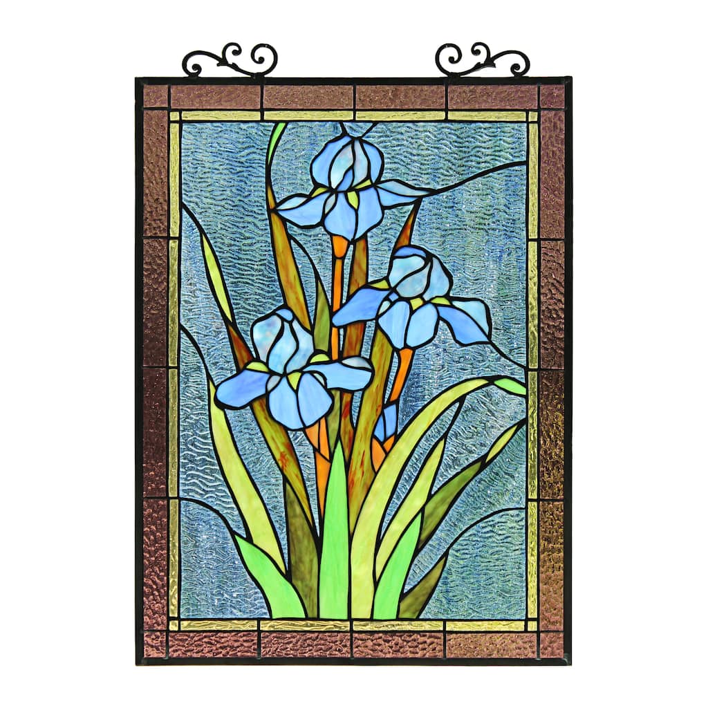 Floral Design Window Panel/ Suncatcher