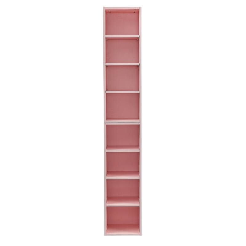 Multi-Purpose 8-Tier Media and Book Storage Rack