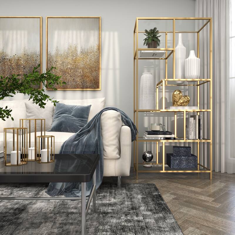 Gold, Black, Silver or White Porcelain Ceramic Dimensional Angled Origami Inspired Heart Decorative Sculpture