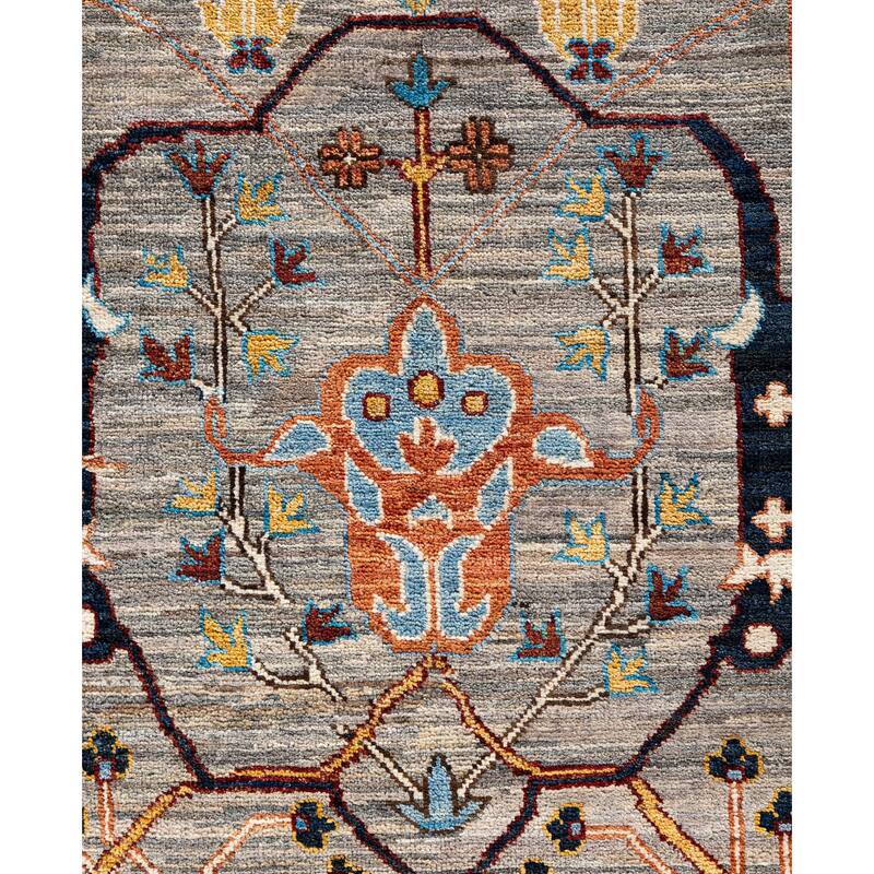 Serapi One-of-a-Kind Hand-Knotted Area Rug - Brown - 8' 10" x 11' 10"
