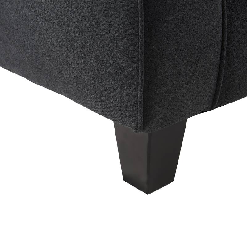 Serta Palisades Upholstered 61" Sofas for Living Room Modern Design Couch, Straight Arms, Tool-Free Assembly