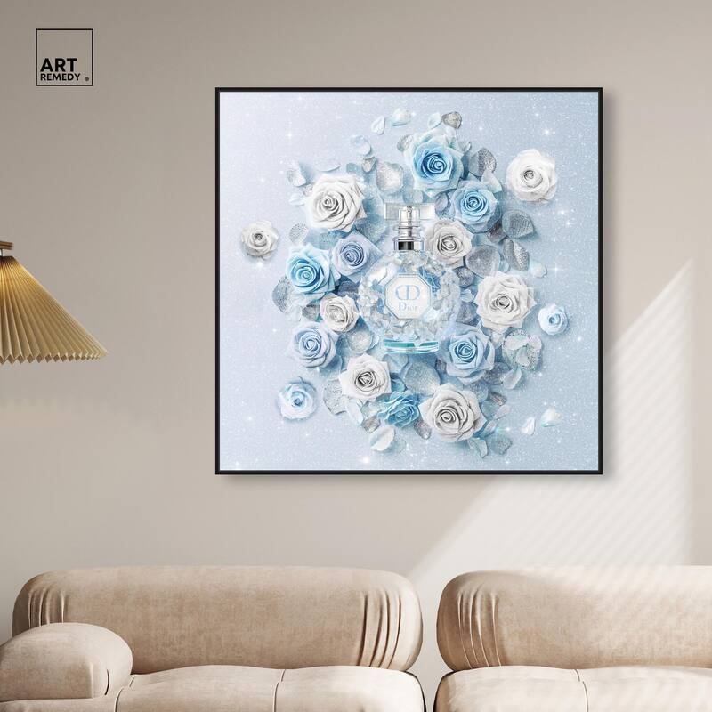 Sparkling Floral Perfume II Canvas by Art Remedy