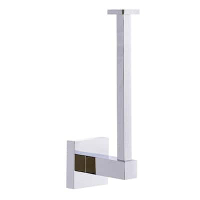 Italia Capri Series Vertical Toilet Paper Holder in Polished Chrome - Polished Chrome