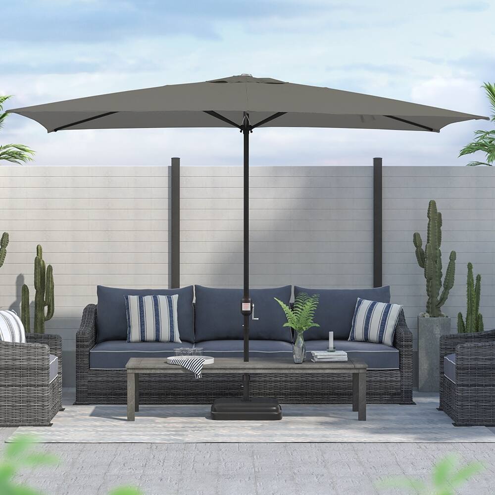 Maypex 10 X 6.5 Feet Rectangular Market Umbrella