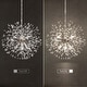 preview thumbnail 78 of 79, 8/9/12/16-Light Modern Linear Sputnik Firework Dandelion Crystal Chandelier
