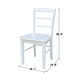 preview thumbnail 71 of 128, International Concepts Solid Wood Madrid Ladderback Chairs, Set of 2 - N/A